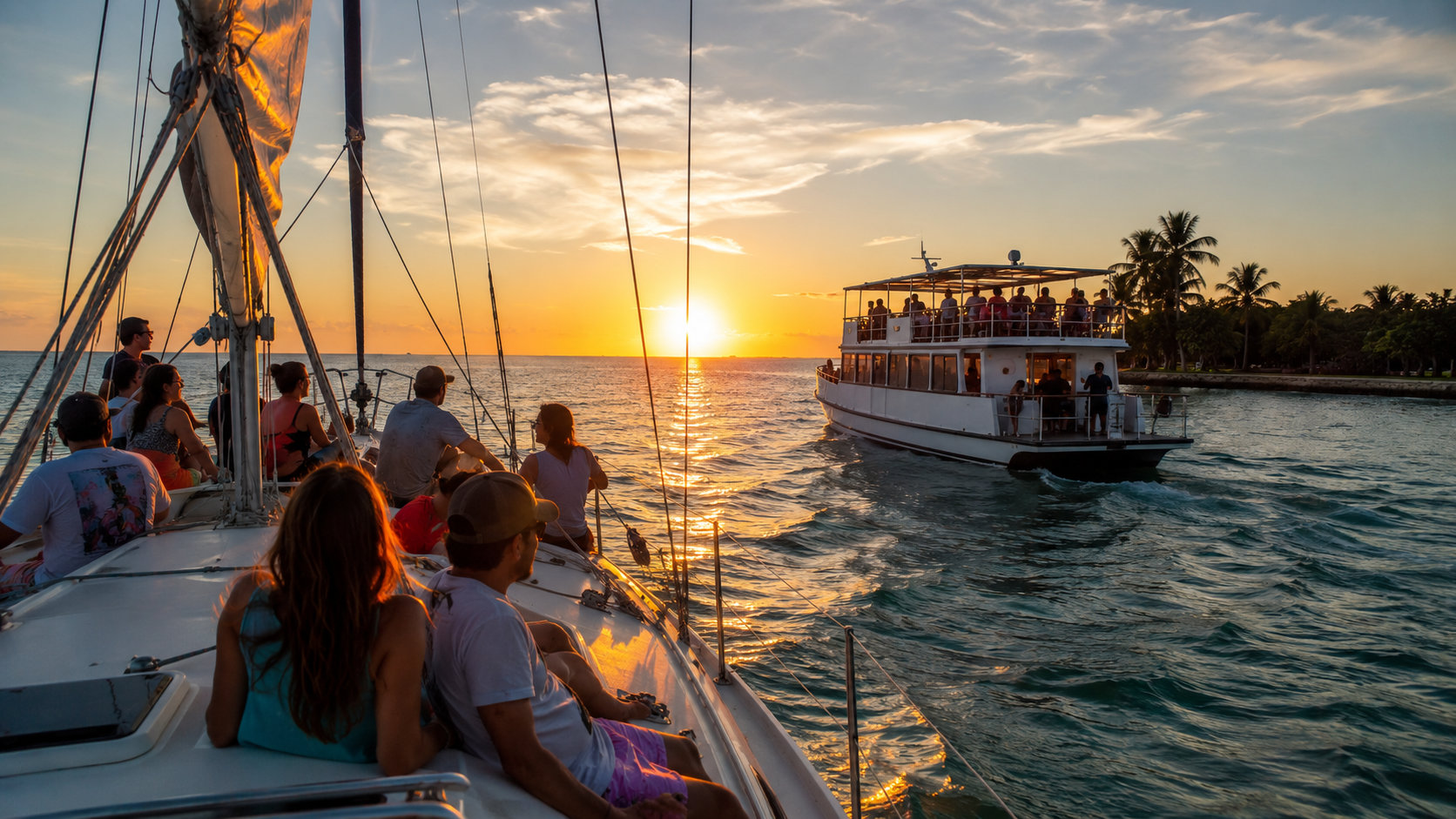 Experience and Atmosphere: Vibe, Pace, and Crowd Size — Key West Sunset Sail vs Sunset Cruise: How to Choose
